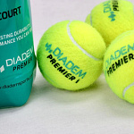 Мяч б/т DIADEM Premier All Court 3B, BALL-CASE-ALLCRT одобр.ITF  фетр 