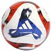 Мяч футбольный ADIDAS Tiro Competition HT2426 р.5 FIFA Pro 32 пан., ПУ, термосшивка, бело-синий