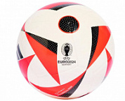 Мяч футбольный ADIDAS EURO 24 Club IN9372, размер 5, ТПУ, 12 пан., маш. сш., бело-красно-черный