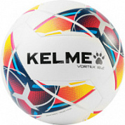 Мяч футбольный KELME Vortex 18.2  9886130-423  р.4  10 панелей ТПУ  маш. сш. бело-мультиколор