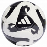 Мяч футбольный ADIDAS Tiro Club HT2430 р.5 ТПУ 12 пан. маш. сшивка ,бело/черный