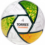 Мяч футбольный TORRES Training р.4 32 панели, PU, 4 подкл. слоя, ручная сш. F323954