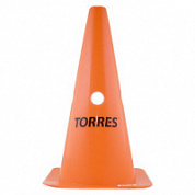 Конус сигнальный h 30 см TORRES  с отверст. оранжевый