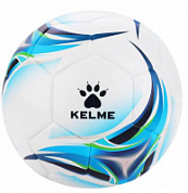 Мяч футбольный KELME Vortex 18.2  8301QU5021-113 р.5  32 панелей ПУ  терм. сш. бело-синий