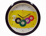 Часы настенные D 29 см черные 40.020.00.0