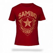 Футболка самбо S3 Fight to Win красный