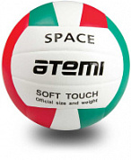 Мяч волейбольный ATEMI SPACE PU Soft р.5, синт. кожа.