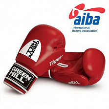 Перчатки бокс Green Hill TIGER Aiba кожа BGT-2010a