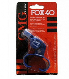 Свисток Fox 40S пластиковый с насадкой PU