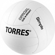 Мяч волейбольный TORRES Simple арт.V32105, р.5 синт.кожаТПУ маш. сшивка, бут.кам.