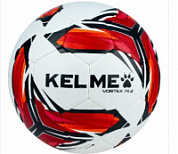 Мяч футбольный KELME Vortex 19.3 9886130-107 р.5 32 панели, ТПУ, маш. сш., бело-красный