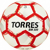 Мяч футбольный TORRES BM 300, р.3, 28 панелей, PU, 2 подкл. слоя, машин. сш. F320743