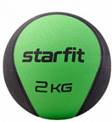 Мяч медбол 2 кг d - 18,8 см STARFIT зеленый