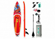 Доска надувная Funwater SUP цвет красный