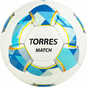 Мяч футбольный TORRES Match, р.5 32 панели, PU, 4 подкл. слоя, ручная сш. F320025