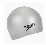 Шапочка д/плав SPEEDO Long Hair Cap, 8-0616814561 силикон серебристый