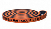 Эспандер - петля 2080 мм х 4.5 мм х 22 мм 10 - 30 кг Original FitTools FT-DCL-22 оранжевый-серый