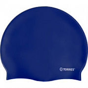 Шапочка д/плав TORRES No Wrinkle SW12203BL силикон синий