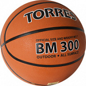 Мяч баскетбольный TORRES ВМ300 B02017 р.7 резина , нейлон. корд, бут.камера.