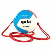 Мяч волейбольный на растяжках GALA Jump 12 BV5485S р.5 синт.кожа ПУ клееный, бут.кам, кр-син-жел