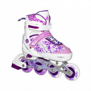 Коньки роликовые раздвижные U-TURN Bell violet