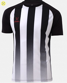 Футболка ф/б JOGEL  CAMP Striped Jersey белый/черный