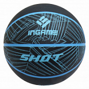 Мяч баскетбольный INGAME Shot №7 черно-синий