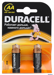 Батарейка DURACELL Basic LR6 AA BL2