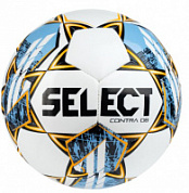 Мяч футбольный SELECT Contra DB V23 р.3, 32 пан., ПУ, габрид сш., бело-голуб.