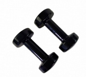 Гантели 1 кг виниловые HKDB115 черный 