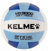 Мяч волейбольный KELME р.5, 18 пан., синт.кожа (ПУ), бело-синий