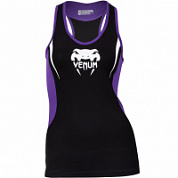 Майка женская VENUM Body FitTank Top black/purple