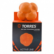 Мяч для трен.реакции TORRES Reaction Ball арт.TL0008 диам. 8 см резина оранжевый