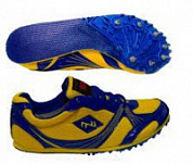 Обувь для легкой атлетики Ronin Шиповки D503 сине-желтые