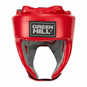 Шлем бокс Green Hill CHAMPION одобренный Федерацией Бокса России HGS-10303 FBL красный