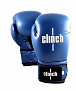 Перчатки бокс Clinch Flex кож/зам синие