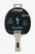 Ракетка н/т Stiga Clash Hobby  накладка 1,6 мм ITTF  конич. ручка